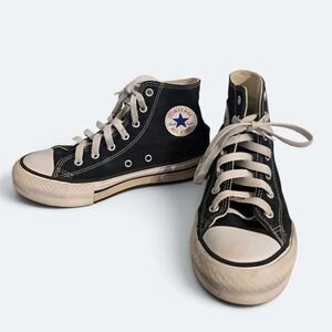 Converse Chuck Taylor All Star High Top Black Youth Size 3 Sneakers